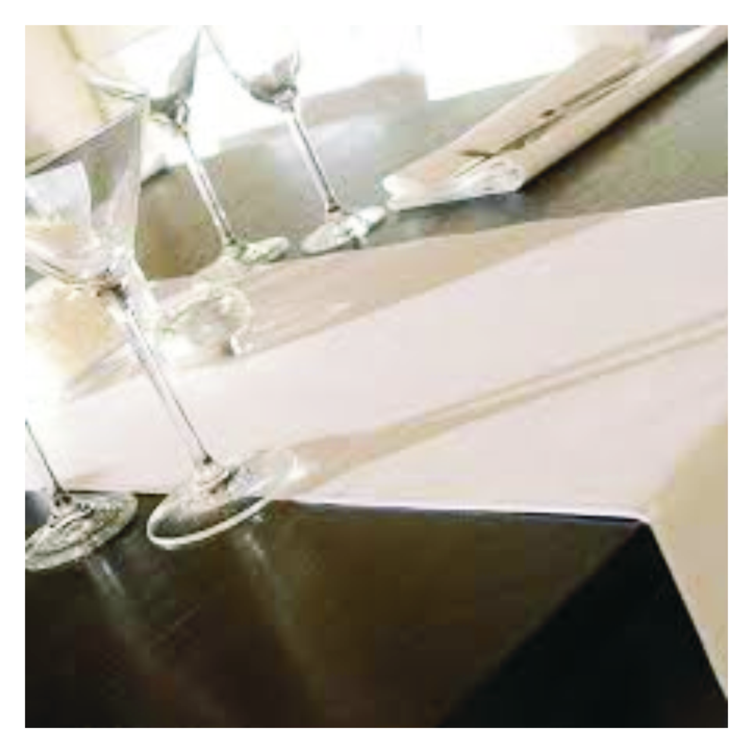 Table Runners with Branded Logos and Text.